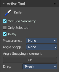 Tool Settings