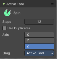 Tool Settings