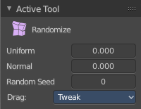 Tool Settings