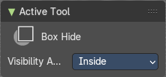 Active Tool setting