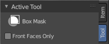 Active Tool setting