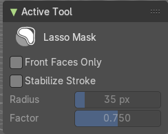 Active Tool setting