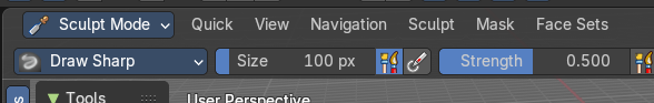 Brushes settings