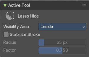 Active Tool setting
