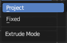 Extrude Mode
