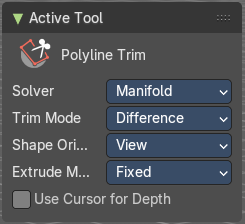 Tool Settings