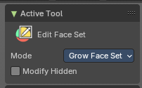 Edit Face Set