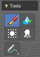 Tool Shelf - Mesh - Vertex Paint Mode