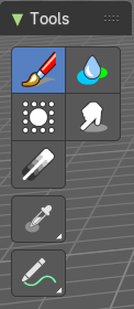 Tool Shelf - Mesh - Weight Paint Mode