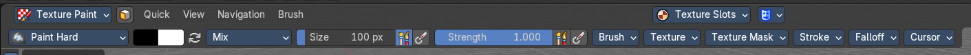 Brushes settings