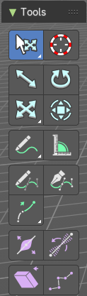 Tool Shelf - Curve - Edit Mode