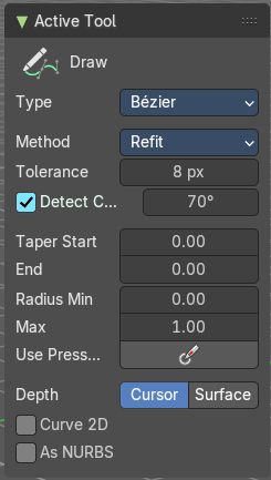 Tool Settings