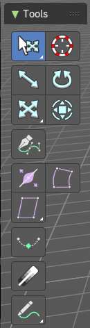 Tool Shelf - Grease Pencil - Edit Mode
