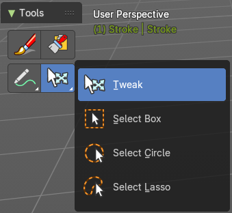 Select tools