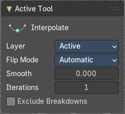 Tool settings