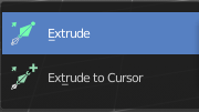 Extrude Tools group