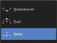 Breakdowner Push Relax tools group