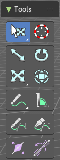Tool Shelf - Hair Curve - Edit Mode