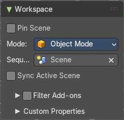 Workspace Panel