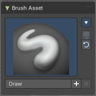 Brush Asset Panel