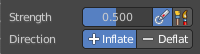 Direction Inflate / Deflate