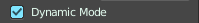 Dynamic Mode