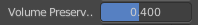 Volume Preservation