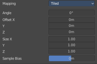 Brush Mapping with mapping method Tiled