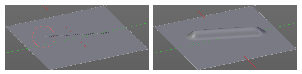 Stroke Panel with Stroke method Line