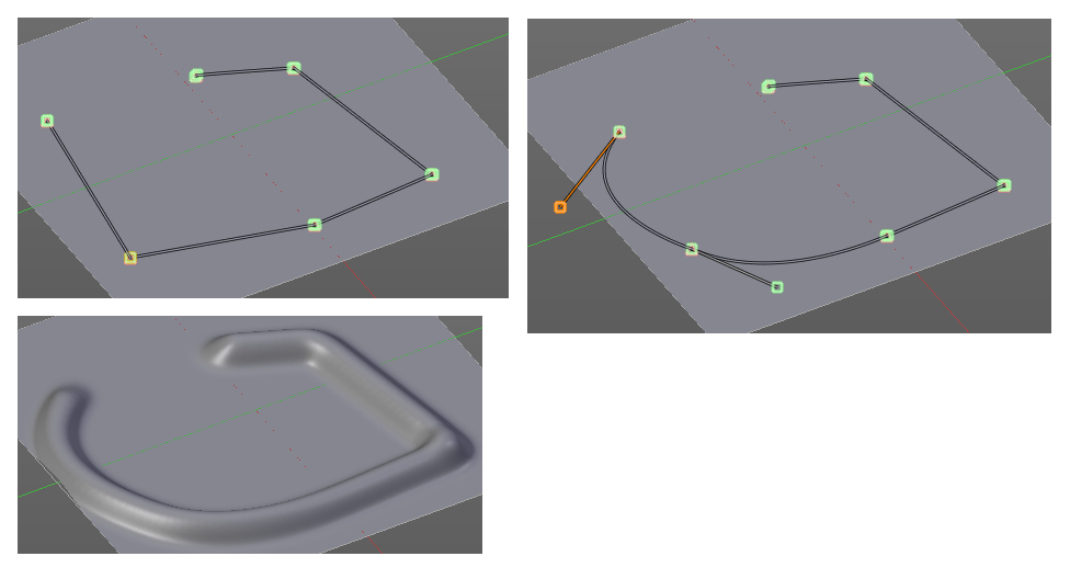 Stroke Panel with Stroke method Curve