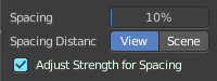 Spacing Edit Box