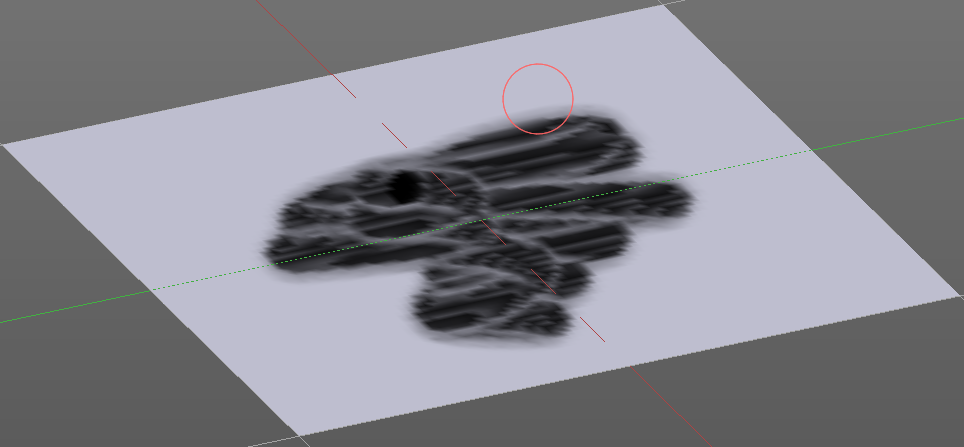 Brush Mapping with mapping method View Plane