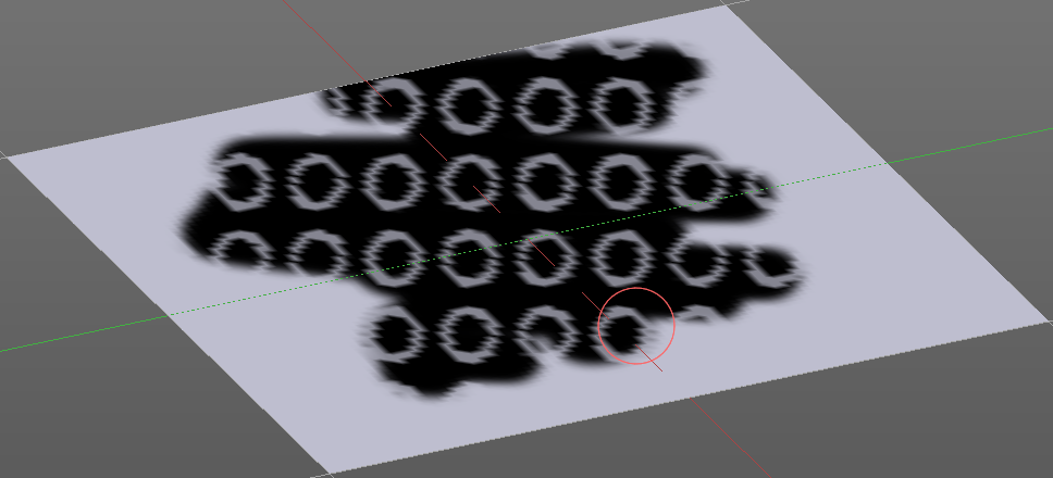 Brush Mapping with mapping method Tiled