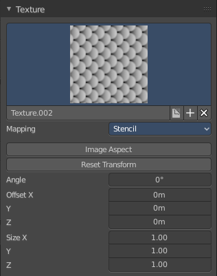 Brush Mapping with mapping method Stencil