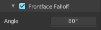 Front Face Falloff