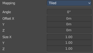 Brush Mapping with mapping method Tiled