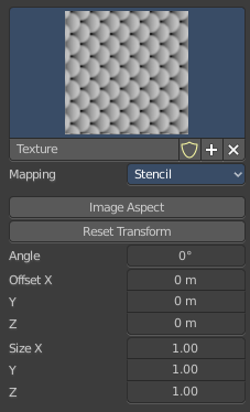 Brush Mapping with mapping method Stencil