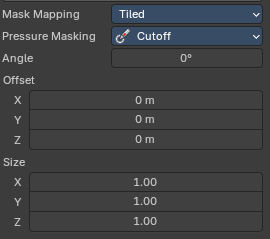 Brush Mapping with mapping method Tiled