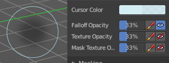 Falloff Opacity