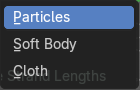 Particle Edit Mode - Options panel