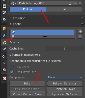 Particle Edit Mode - Options panel
