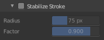 Stabilize Stroke subpanel