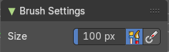 Brush Settings Panel - Average brush
