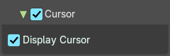 Brush Settings Panel - Cursor Sub panel