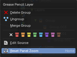 Reset Panel Zoom