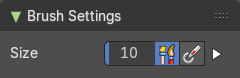 Brush Settings Panel - Delete