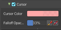 Cursor Sub panel