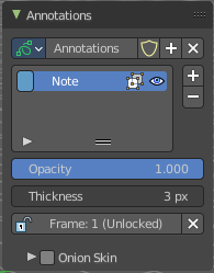 View tab - Annotations Panel