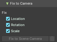 Fix to Scene Camera
