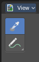 Tool Shelf in View Mode
